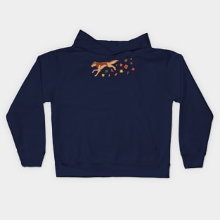 Autumn Wolf Kids Hoodie